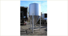 SS CONICAL BOTTOM TANK FOR RO STORAGE